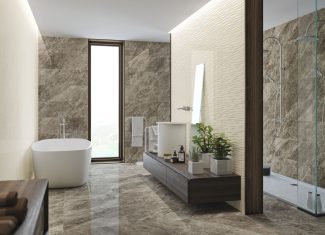 Carrelage intérieur effet marbre brillant 30×90 – Balmoral