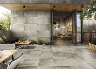 Carrelage extérieur effet pierre 60×120 – Hedby