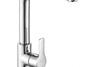 Robinet évier de cuisine chromé LU-SI-MI