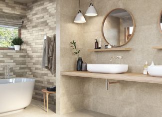 Carrelage intérieur effet pierre 30×90 – Ozone