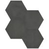 carrelage hexagonale noir lyon