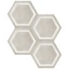carrelage hexagonale décor beige lyon