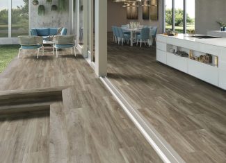 Carrelage effet parquet 29,5×120 – Belfast Walnut