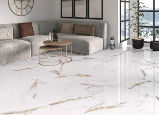 Carrelage effet marbre blanc poli 60×120 – Greece