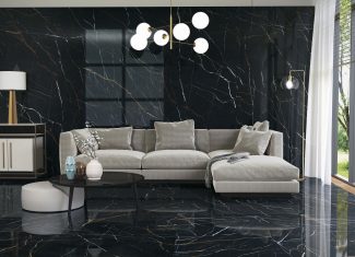 Carrelage effet marbre noir pulido 120×120 – Moonlight