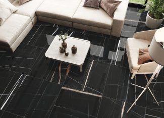 Carrelage effet marbre pulido 80×80 – Titanium