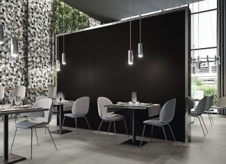 Carrelage intérieur effet pierre 260×120 – Black Matt