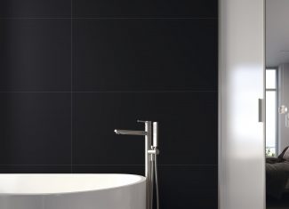 Carrelage intérieur effet pierre 60×120 – Black matt