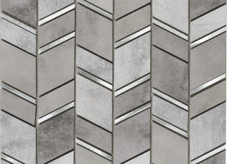 Carrelage intérieur effet mosaïque 30×32 – Musa Basalto