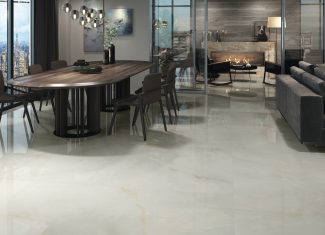 Carrelage effet marbre poli 120×120 – Quios