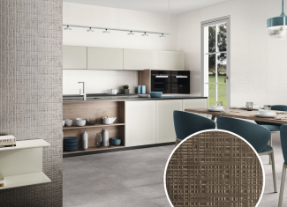 Carrelage intérieur en relief bronze – Clinker 33,3×100