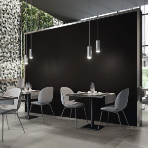 Carrelage noir - 260x120 - Black Matt