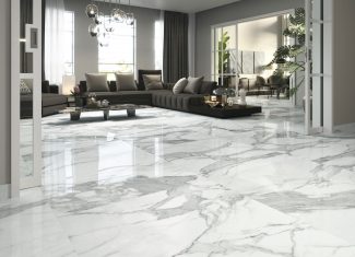 Carrelage intérieur effet marbre blanc pulido 120×120 – Invictus