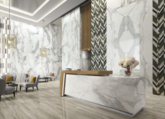 Carrelage intérieur effet marbre blanc pulido 260×120 – Invictus