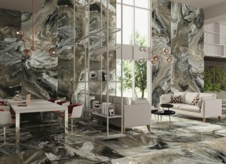 Carrelage intérieur effet marbre poli brillant 260×120 – Nexside bron