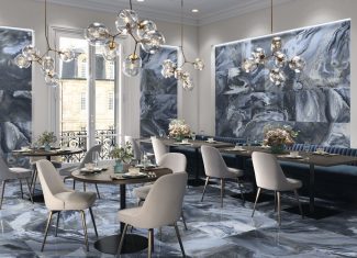 Carrelage intérieur effet marbre poli brillant 120×120 – Nexside blue