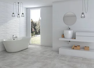 Carrelage intérieur effet béton ciment 36×80 – Sandra