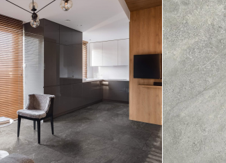 Carrelage intérieur effet béton ciment 30×90 – Nature gris