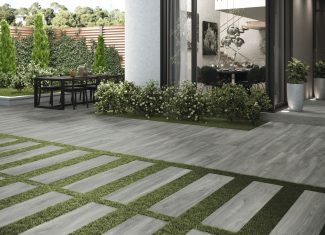 Carrelage extérieur effet parquet 29,5×120 – Belfast Ash