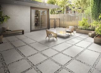 Carrelage extérieur effet pierre 60×120 – Brunswich Ceniza