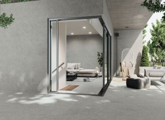 Carrelage extérieur effet pierre 60×120 – Brunswich Cromo