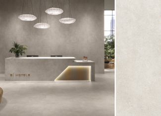 Carrelage extérieur effet pierre 120×120 – Asphalt Off White