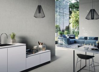 Carrelage extérieur effet béton ciment 60×120 – Arkety Grey