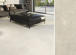 Carrelage extérieur effet béton ciment 60×60 – Arkety Sand