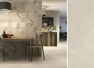 Carrelage extérieur effet béton ciment 30×60 – Arkety Taupe