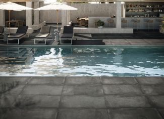 Carrelage extérieur effet béton ciment 60×120 – Grafton Anthracite