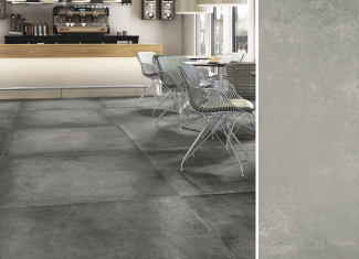 Carrelage extérieur effet béton ciment 120×120 – Grafton Grey