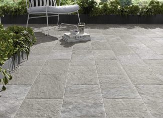 Carrelage extérieur effet béton ciment 20×20 – Piazza Gris