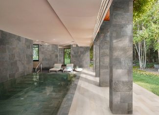 Carrelage extérieur effet pierre 48,8×97,9×1 – Pietro Grey