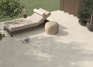 Carrelage extérieur effet pierre 60,5×90,5 – Ziro Crema