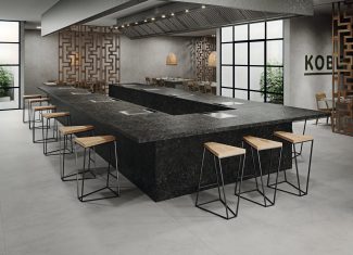 Carrelage extérieur effet pierre 60×120 – Titán Anthracite