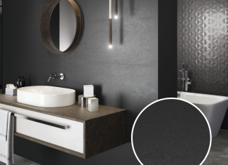 Faïence semi-brillante noire – Clinker 40×120