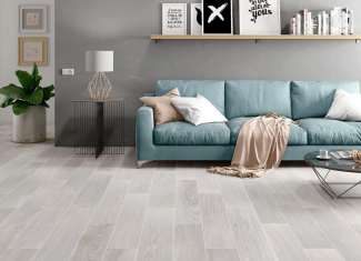 Carrelage intérieur effet parquet cendre – Medina Ceniza 20×120