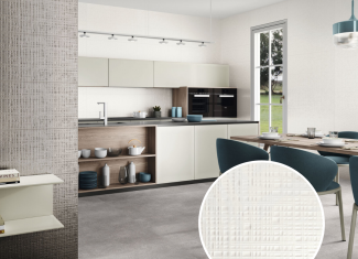 Carrelage intérieur en relief blanc – Clinker 33,3×100