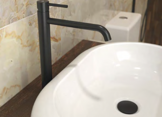 Mitigeurs lavabo haut monocommande noir – Sirio