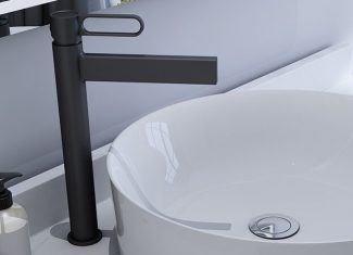 Mitigeurs lavabo haut monocommande noir – DIOR