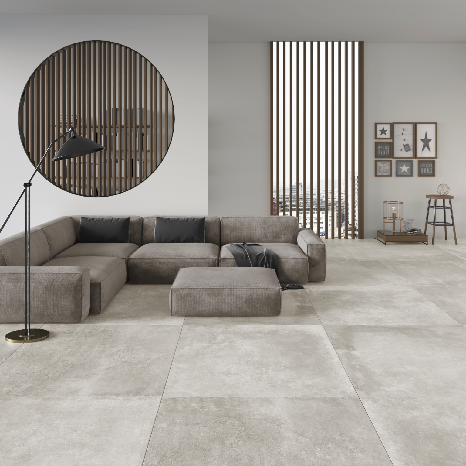 BSM Carrelage - Carrelage intérieur effet béton ciré 60x60 - Antibes ...