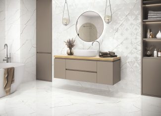 Carrelage intérieur effet marbre blanc 60×60 – Quantum Pulido