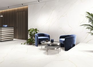 Carrelage intérieur effet marbre blanc 60×60 – Quantum Natural