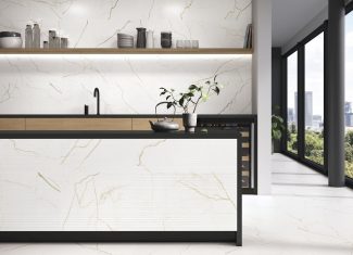 Carrelage intérieur effet marbre blanc 40×120 – Quantum Satin