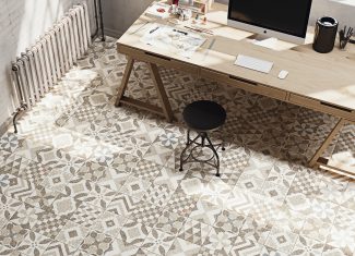 Carrelage intérieur effet ciment 20×20 – Ducal Brown