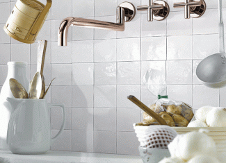 Carrelage intérieur effet pierre 10×10 – Manara Clay White