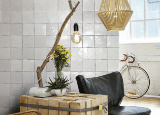 Carrelage intérieur effet pierre 10×10 – Manara Clay Salt