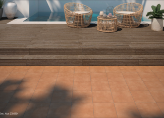 Carrelage extérieur effet parquet 23×120 – Trunk Dec Nut