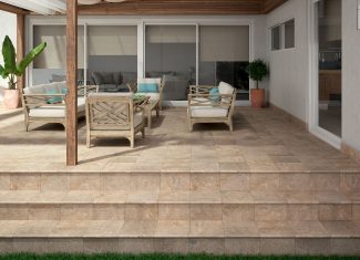 Carrelage extérieur effet pierre 29,5×60 – Porto Almond