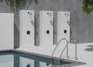 Carrelage extérieur effet pierre blanc 60×120 – Blanco Mate